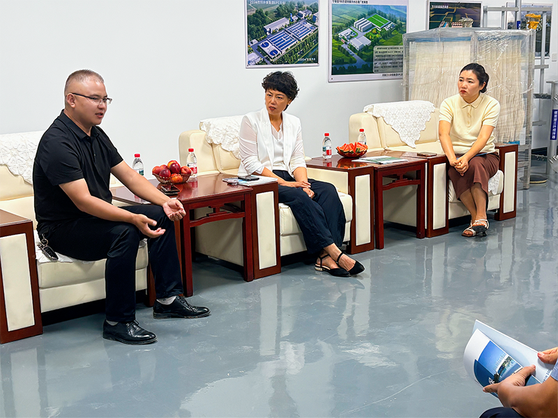 深入企业调研赋能绿色发展｜凤泉区政协联合民建党支调研B–Sports必一环保